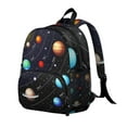 thumbnail image 2 of Lightweight Travel Backpack Featuring Outer Space and Nebula Cosmic Designs, Compact and Practical, 2 of 6