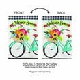 thumbnail image 6 of Evergreen Welcome Home Bicycle Applique Garden Flag, 6 of 8