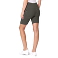 thumbnail image 4 of Women's Comfy Stretch Active Biker Shorts Pants with Elastic Waistband S to 3XL, 4 of 6