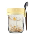 thumbnail image 3 of Contenedor para avena durante la noche Fiudx 350 ml con tapa y cuchara, 3 of 5