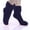 Dark Blue, variant on Luowei Fashion Sock Slippers, Brown Winter Thermal Christmas Sock Slippers, Women'sFashionable Multi Color Solid Color Comfortable Socks Winter Fleece Warm Socks, One Size
