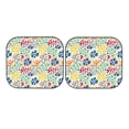 thumbnail image 7 of Balery 2 Piece Cartoon Flowers Car Windshield Sun Shade|Foldable Front Windshield Shade for Car Front Window for Most Sedans SUV Truck-Medium, 7 of 7