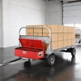 thumbnail image 6 of Diamond Plate Steel Truck Bed Tool Box, Heavy Duty Storage Organizer with Lock Keys & Side Handle for Pickup RV Trailer-Upgrade Red, 6 of 8