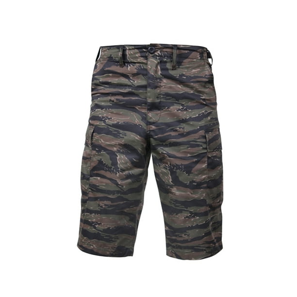 Rothco - Long Style B.D.U Shorts, Tiger Stripe Camo - Walmart.com ...