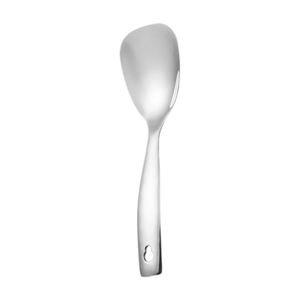 Cuchara para servir de fondo plano Cuchara para cocinar Utensilios de cocina Cuchara ranurada de fácil limpieza Cuchara para servir para restaurante Estilo A