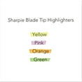 thumbnail image 4 of Sharpie Blade Tip Highlighter, Blade Chisel Tip, Yellow -SAN1825629, 4 of 4