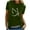 Army Green, variant on Womens Clothes Women's And Men's Interesting Printing Short Sleeve Loose T-Shirts Tops