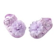 thumbnail image 3 of Coduop Toddler Newborn Baby Girl Summer Flower Sandals Infant Round Toe Soft Sole Crib Prewalker, 3 of 5