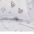 thumbnail image 2 of Bouclair Multicolour Kalo Hockey Print Sheet Set Double, 2 of 4