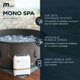 thumbnail image 6 of MSpa Round Inflatable Bubble Massage Spa, 4-6 Person Outdoor Hot Tub, Mono, 6 of 7