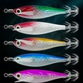 thumbnail image 5 of Jesscasday 3D Round Belly Fishing Lures for Water Angling Shrimp Cuttlefish Squid Jig Hook, 5 of 11