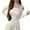 Beige, variant on hotojiny Womens Going out Tops Trendy Spring Long Sleeve One-Off Shoulder Slim Shirts Casual Comfy Blouses