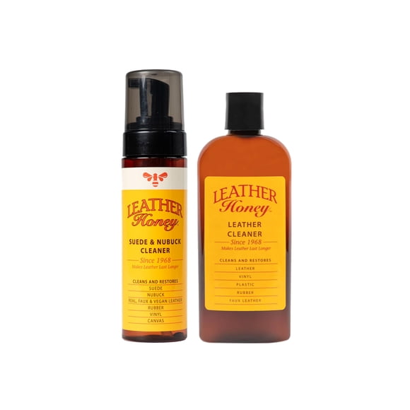 Limpiador de cuero Leather Honey para gamuza y nobuk 8 oz