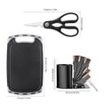 thumbnail image 4 of Silicone Cooking Utensils Set 446 Fahrenheit Degrees Heat Resistant Kitchen Utensils Turner Spatula Spoon Brush Whisk Knife Scissors Kitchen Utensil Gadgets Tools Set with Holder for Nonstick Cookware, 4 of 6