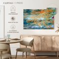 thumbnail image 5 of Elephant Stock Abstract Strokes Wall Art - Horizontal Canvas Wall Art - Living Room Wall Decor - Abstract Canvas - Blue And Teal Decor - 48" x 32", 5 of 8