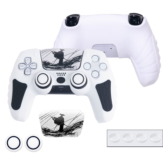 Funda protectora de silicona para el mando de PlayStation 5: funda antideslizante y resistente al sudor para el mando de PS5