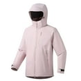 thumbnail image 5 of Unisex Men Women Softshell Jacket Waterproof Jacket Warm Jacket Hooded Outdoor Windproof Sports Jacket Lightweight Functional Jacket Cycling Jacket Pink XL, 5 of 7
