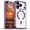 Purple, variant on Starshop iPhone 18 Pro Max Case, Dustproof Phone Cover Shockproof With Camera Protection And Screen Protector - Silver