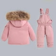thumbnail image 4 of GYRATEDREAM Toddler Boys Snowsuit Girls Snow Pant and Jacket Bib Winter Kids Clothes Coat 1-5T, 4 of 5