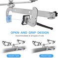 thumbnail image 3 of HAHADAXA Clamp-on Fishing Rod Holder Boat Mount Rod Holder Bridge Railing Fishing Pole Bracket Tubbek, 3 of 6