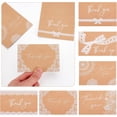 thumbnail image 3 of Thank You Cards with Kraft Envelopes and Stickers 6 Set Blank Thank You Notes with Envelopes for Business Wedding Bridal Gift Shower Business Graduation Wheat, 3 of 7