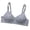 j25-Grey, variant on LIIPEE Girls Underwear Kids Cute Solid Color Ribbed Spaghetti Straps Seamless Training Bras Gentle Support Lightweight Comfortable Wireless Bra,12-14 Years