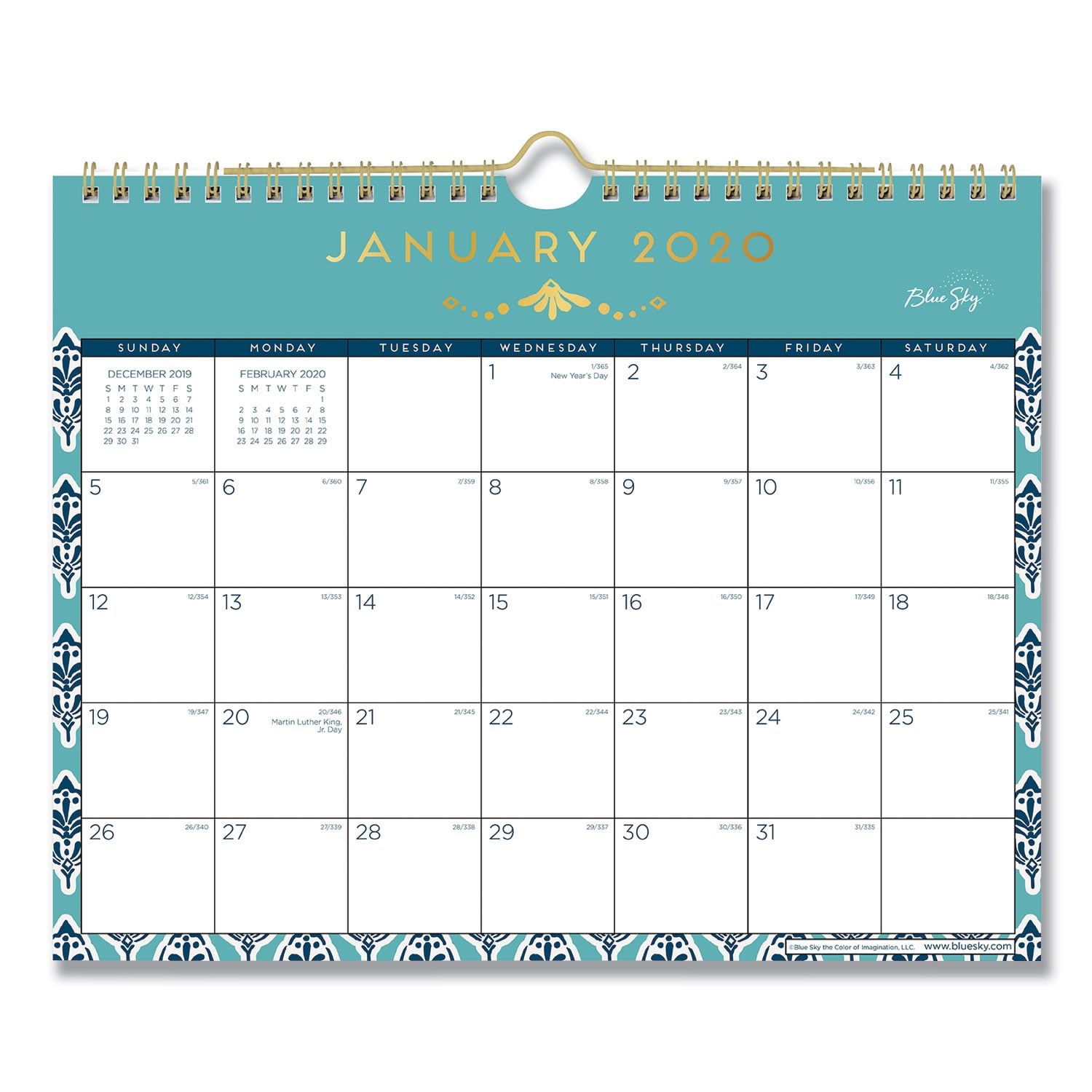 Blue Sky 2020 Monthly Wall Calendar, 11