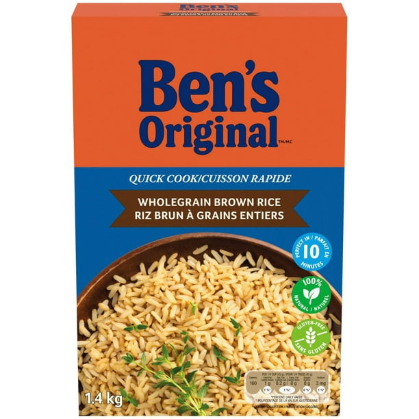 BEN'S ORIGINAL Converted Riz étuvé à grains longs, sac de 4 kg