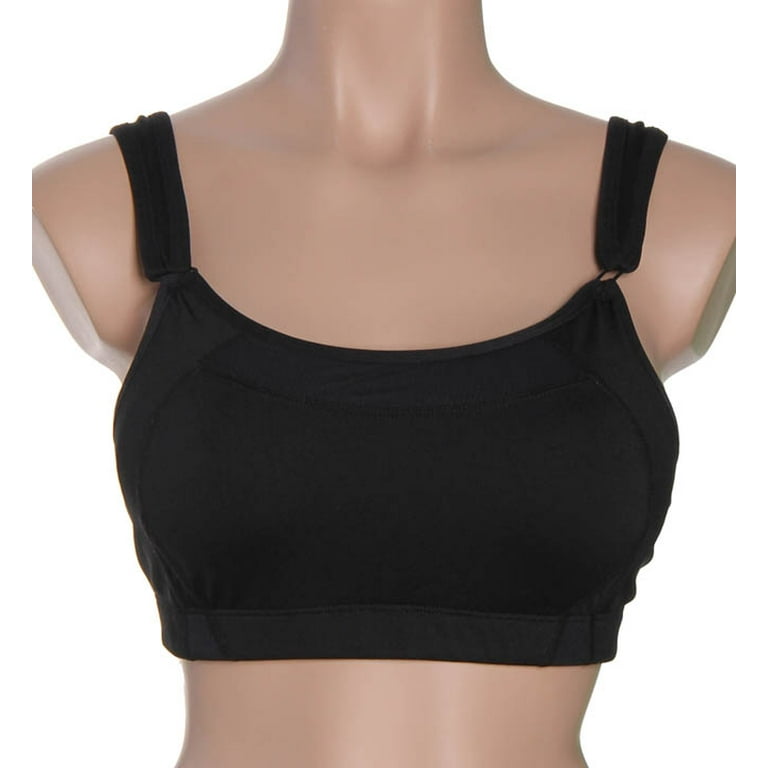 New Balance Womens The Shockingly Unshocking Sports Bra, Black, 38D 