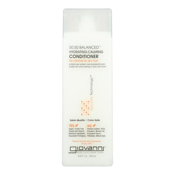 Giovanni 50:50 Balanced Hydrating Calming Conditioner - 8.5 oz