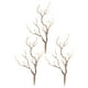 thumbnail image 1 of 3 ramas de árbol artificiales secas de plástico, similares a plantas reales, con forma de astas y cuernos para decoración (café), 1 of 8