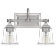thumbnail image 3 of Nicholas 2-Light Brushed Nickel Vanity Light, 3 of 5