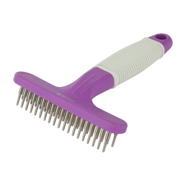 Poodle Pet Dog Grooming Rake Dematting Tool with Stainless Steel