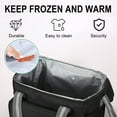 thumbnail image 6 of Large Capacity Picnic Bag Insulated Tote with Thermal Foam Lining, 15l Foldable Cooler Bag for Food & Drinks, Portable Reusable Grocery Storage for Beach, Camping, and Outdoor Family, 6 of 9