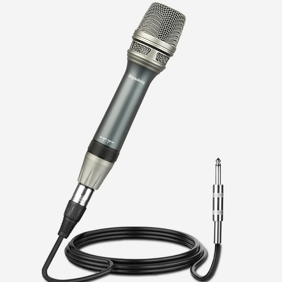 Depusheng C90 Professional Wired Dynamic Microphone Handheld Karaoke Mic With On/Off Switch For KTV Party Live Vocal Speech