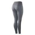 thumbnail image 4 of Women Yoga Leggings Polyester Spandex High Waisted Workout Fitness Pants, 4 of 4