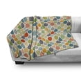 thumbnail image 3 of Abstract Soft Flannel Fleece Throw Blanket, Colorful Large Drop Dots Pattern in Various Tones Retro Funky Fashion Graphic, Cozy Plush for Indoor and Outdoor Use, 70" x 90", Multicolor, by Ambesonne, 3 of 6