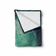 thumbnail image 2 of Halloween Soft Flannel Fleece Throw Blanket, Spooky Teal Forest Moon and Vain Branches Haunted Horror Rustic Imagery Print, Cozy Plush for Indoor and Outdoor Use, 50" x 60", Teal, by Ambesonne, 2 of 6