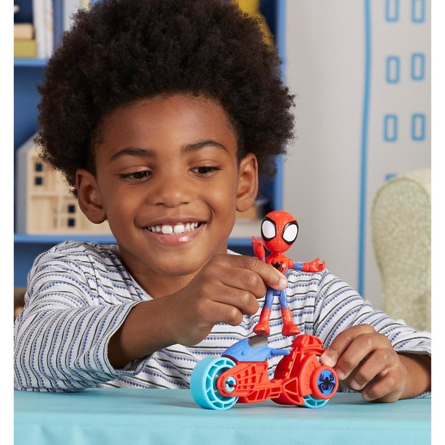 Marvel Spidey and His Amazing Friends Web-Spinners Gear Up For Adventure - Juguete de superhéroe