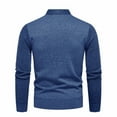 thumbnail image 2 of Men's V Neck Knit Sweater Shirt Style Long Sleeve Slim Fit Casual Pullover Top, 2 of 10