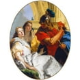 thumbnail image 2 of Giovanni Battista Tiepolo 12x14 Gold Ornate Wood Frame and Double Matted Museum Art Print Titled - Scene from Ancient History (circa 1750), 2 of 4