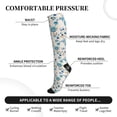 thumbnail image 3 of Bixox Rose Flowers Print Compression Socks,Compression Socks Women & Men Circulation for Medical,Running,Athletic, 3 of 7