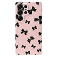thumbnail image 1 of SKLYDDI Funda para Galaxy S25 Ultra Diseño Lunares con Moños Negros, 1 of 7