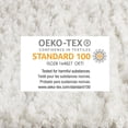 thumbnail image 7 of Everloom Royal Shag Pearl Modern Super Soft Solid Area Rug, White, 5'2"x7'2", 7 of 7