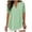 A125 Green Womens Summer Tops Clearance Under $5, variant on Cagogo Short Sleeve Tshirts Shirts for Women Summer Tops Under $5 Plus Size Solid Color Blouses V-Neck Trendy Summer Tshirt Birthday Gifts