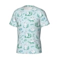 thumbnail image 3 of Rocae Rabbit And Dragonfly for Men's Moisture-Wicking Crew Tee - T-Shirt for Sports, Outdoor Activities, and Casual Wear, 3 of 9