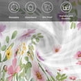 thumbnail image 6 of Cloth Napkins Set of 2 - 20x20 Inches, Pink Purple Flower Washable Reusable Table Napkins, Spring Country Floral Leaf Grey Plaid Soft & Absortbent Dining Napkin for Party Wedding Hotel Restaurant, 6 of 8