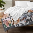 thumbnail image 5 of AISENIN Personalized Blanket with Photo Custom Christmas Blankets Soft Bed Throw Blanket Gifts for Family Friends on Birthday Christmas, 5 of 5