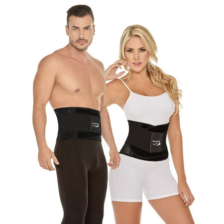 Tecnomed Latex Waist Trainer Belt Body Shaper Belly Wrap Trimmer Slimmer Compression Band for Weight Loss Workout Fitness and Lumbar Support, Best Abdominal Trainer (Best Waist Trainer On The Market)