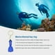 thumbnail image 3 of Yuarrent Llavero Mini aletas de buceo diseño personalizado mar tema Kayak colgantes regalo llavero titular etiqueta monedero Deportes acuáticos Azul Yuarrent OD026766-03, 3 of 6
